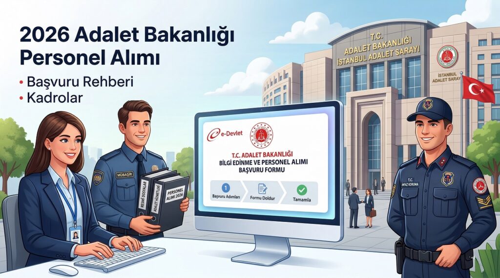 Adalet Bakanlığı Personel Alımı Başvuru