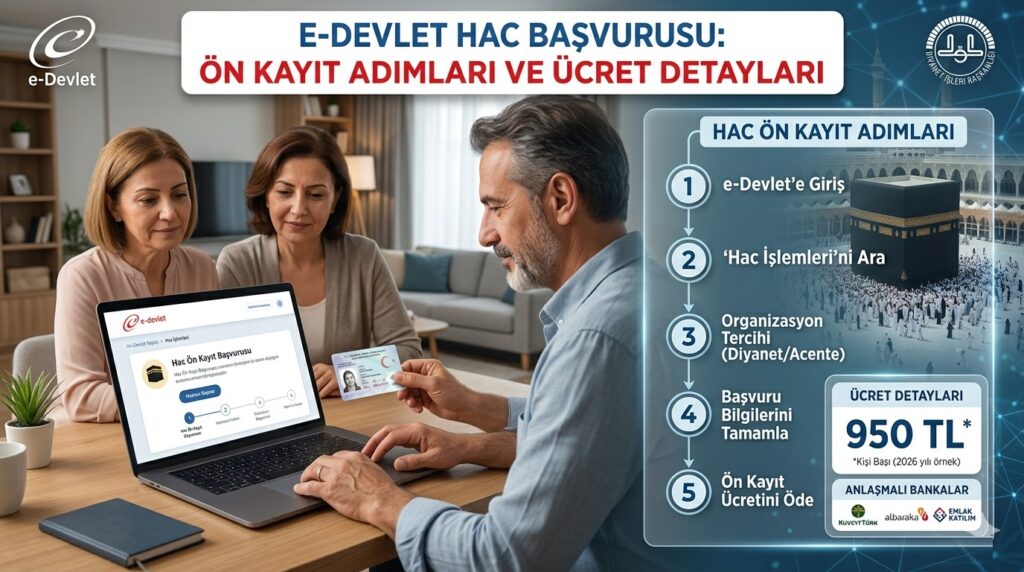 E Devlet Hac Başvurusu