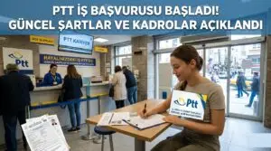 PTT İş Başvurusu: Güncel Kadrolar, Başvuru Şartları ve Online İşlem Rehberi