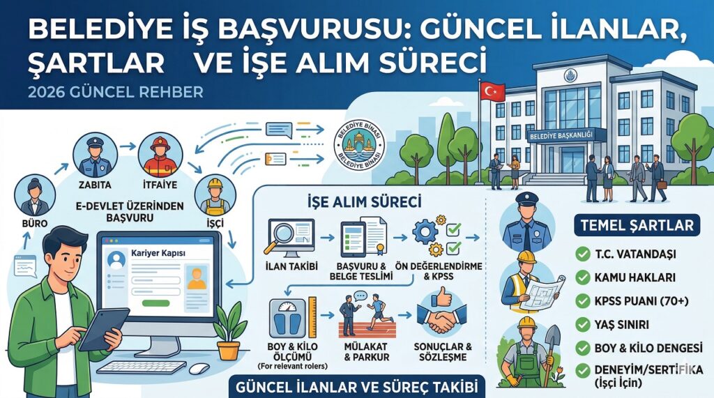 Belediye İş Başvurusu: Güncel İlanlar, Şartlar ve İşe Alım Süreci