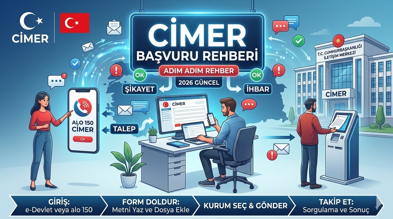 CİMER Başvuru Rehberi: Şikayet, Talep ve İhbar Oluşturma Adımları