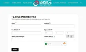 T.C. Kimlik Kartı Başvurusu ve Yenileme İşlemleri