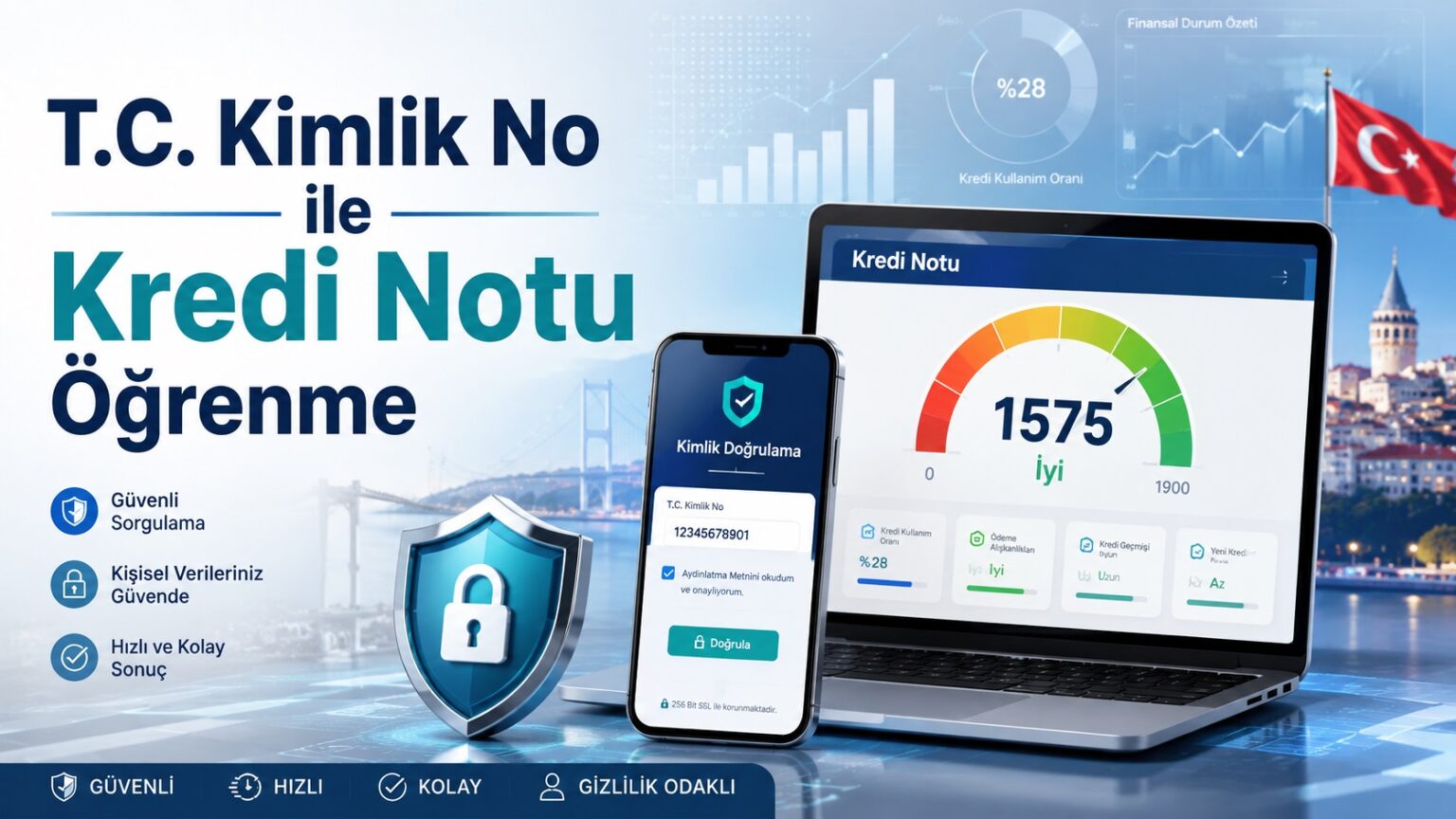 T.C. Kimlik No ile Kredi Notu Öğrenme